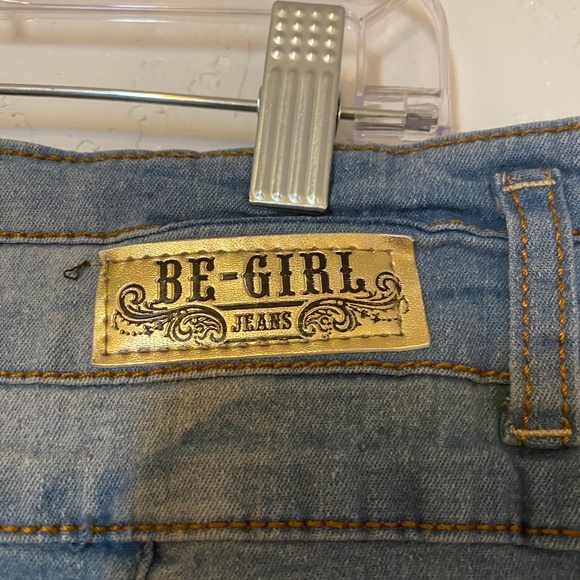 NWOT-Be Girl Jeans distressed denim skirt, size 2X - Picture 7 of 8